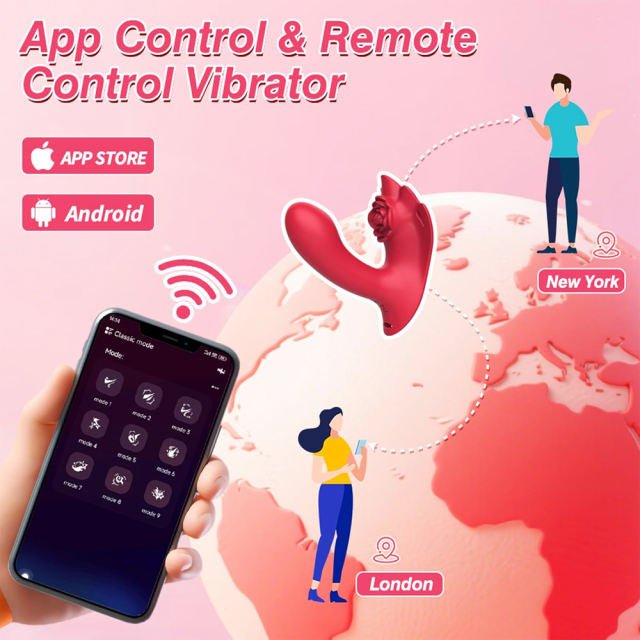 Red Flower Wearable Remote & App Toy - Heatwave Books