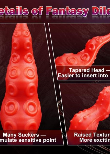 Red Tentacle Monster Toy - Heatwave Books