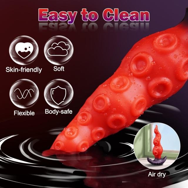 Red Tentacle Monster Toy - Heatwave Books