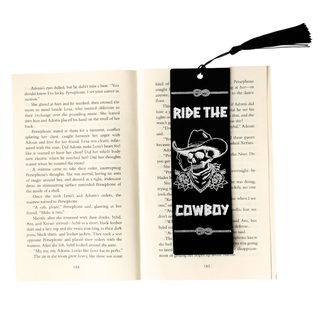 Ride the Cowboy Bookmark - Heatwave Books