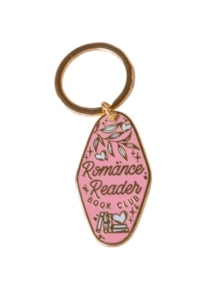 Romance Reader Enamel Keychain - Meaggie Moos