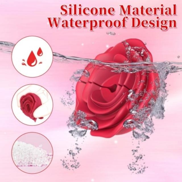 Rose Vibrating Nipple Clamps - Remote Controlled - Heatwave Books