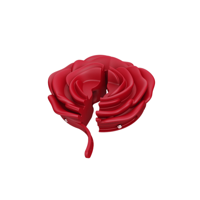 Rose Vibrating Nipple Clamps - Remote Controlled - Heatwave Books