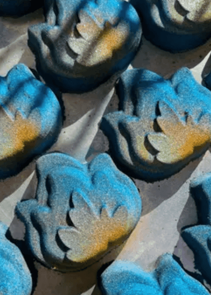 September Embers Crystal Bath Bomb - Crystal Bar Soap