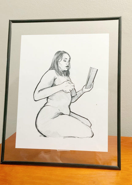 Sexy Plus Size Woman Art Print - Heatwave Books