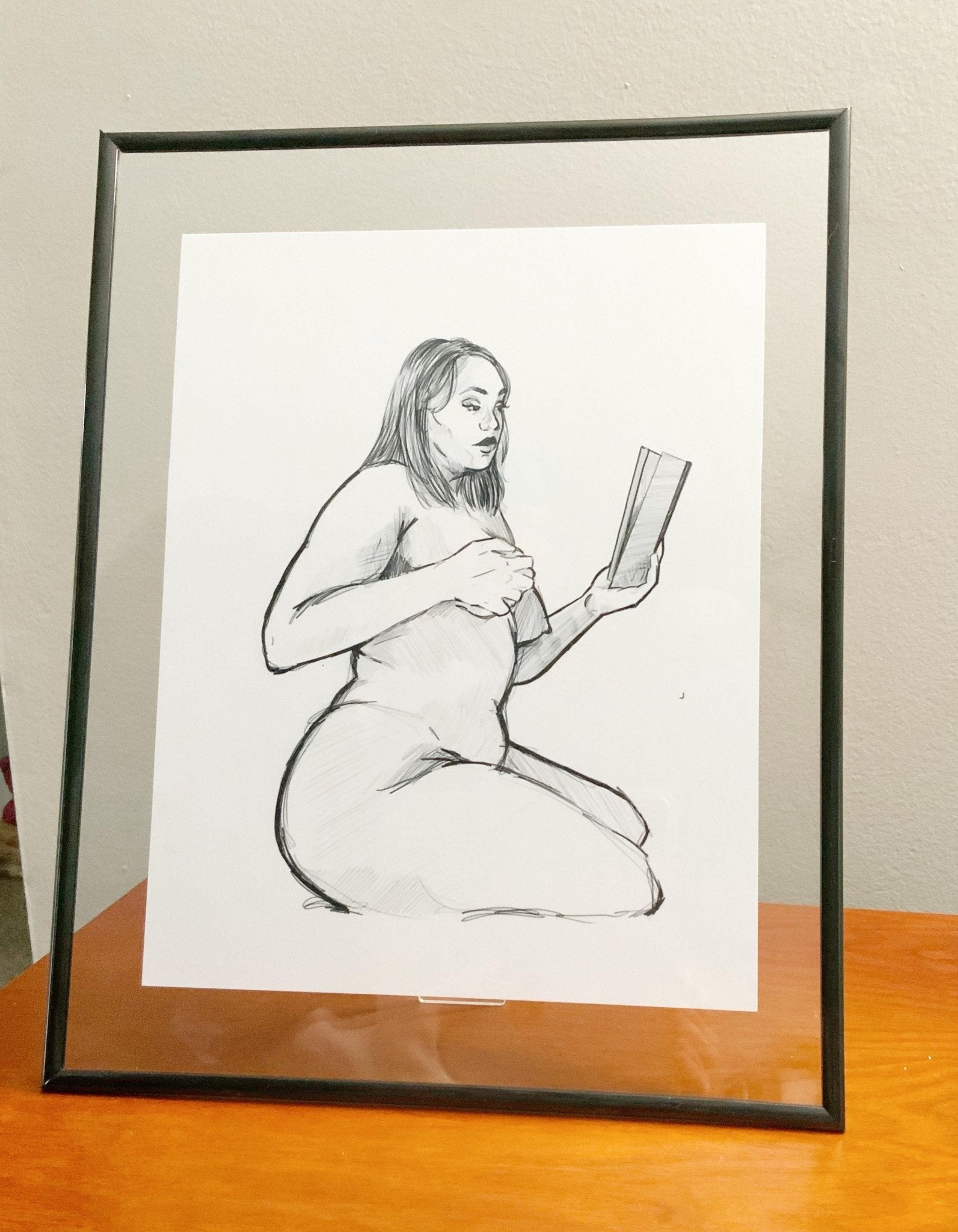 Sexy Plus Size Woman Art Print - Heatwave Books