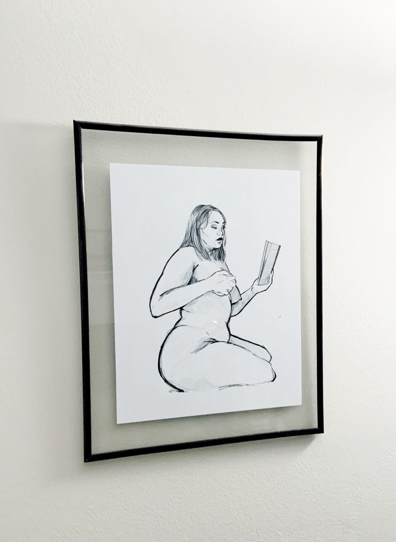 Sexy Plus Size Woman Art Print - Heatwave Books