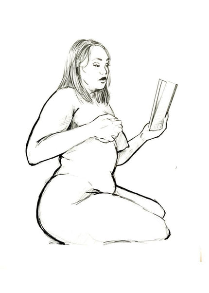 Sexy Plus Size Woman Art Print - Heatwave Books