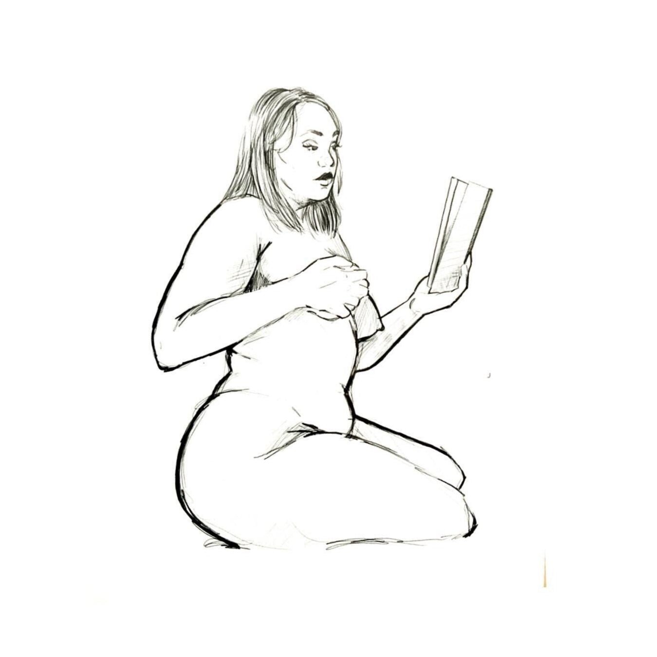 Sexy Plus Size Woman Art Print - Heatwave Books