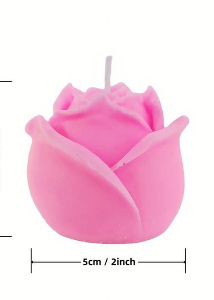 Skin Safe Pink Rose Melting Candle - Heatwave Books