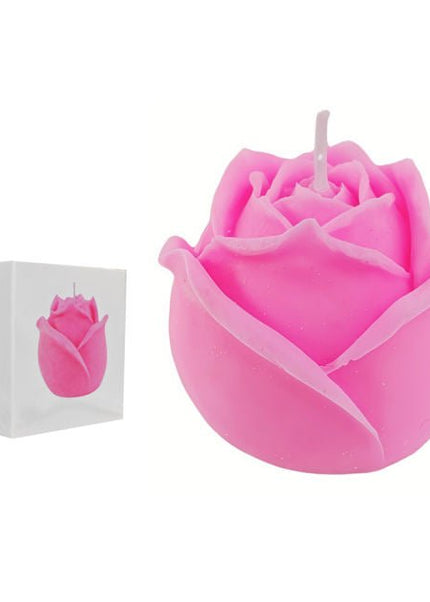 Skin Safe Pink Rose Melting Candle - Heatwave Books