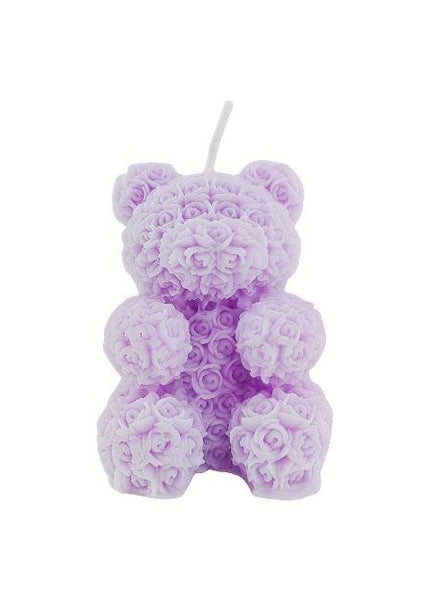 Skin Safe Rose Bear Melting Candle - Heatwave Books