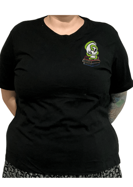 Skull and Books T-Shirt - Heatwave Books