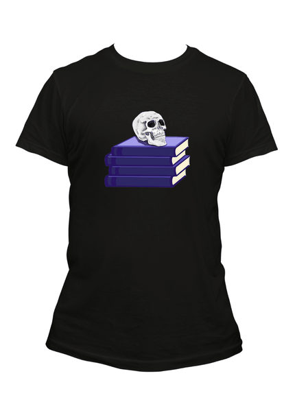 Skull & Books T-Shirt - Heatwave Books