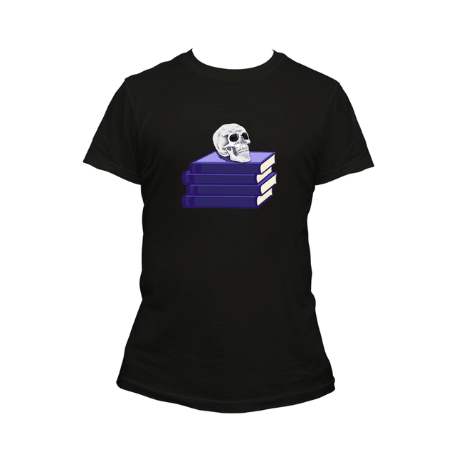Skull & Books T-Shirt - Heatwave Books