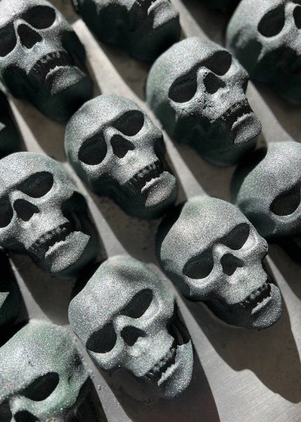 Skull Crystal Bath Bomb - Crystal Bar Soap
