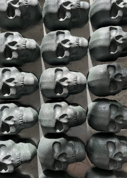 Skull Crystal Bath Bomb - Crystal Bar Soap