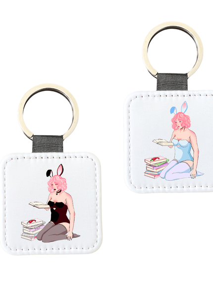 Smutty Bunny Keychain - Heatwave Books