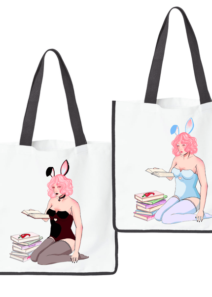 Smutty Bunny Large Tote - Heatwave Books