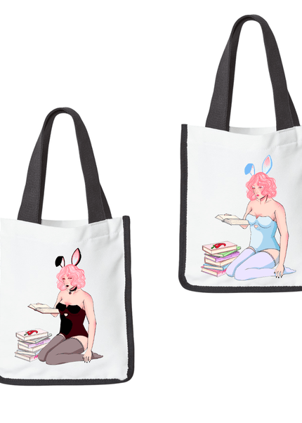 Smutty Bunny Small Tote - Heatwave Books