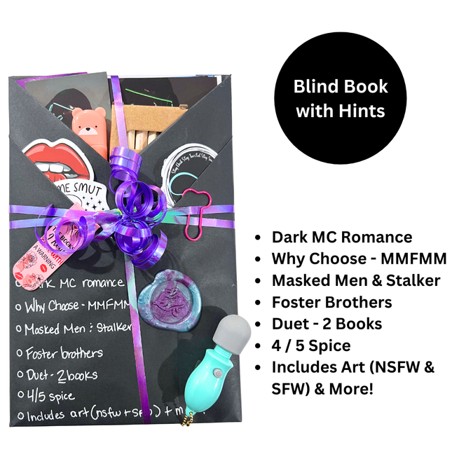 Spicy Blind Book with Hints 194 (2 books, signed + art) - Heatwave Books