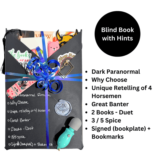 Spicy Blind Book with Hints 206 (2 Books; Signed w/ Bookmarks) - Heatwave Books