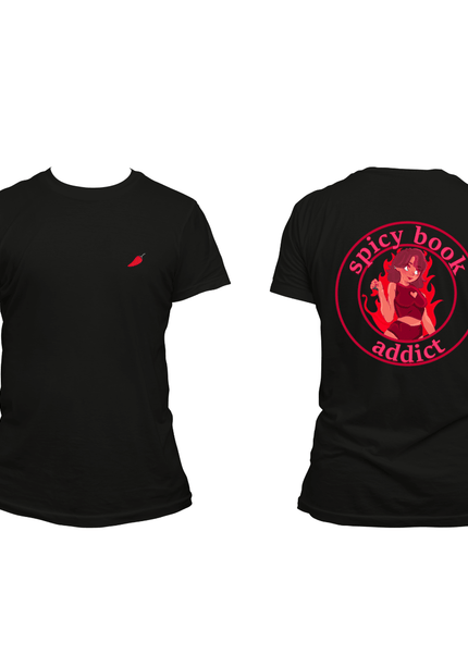 Spicy Book Addict T-Shirt - Heatwave Books