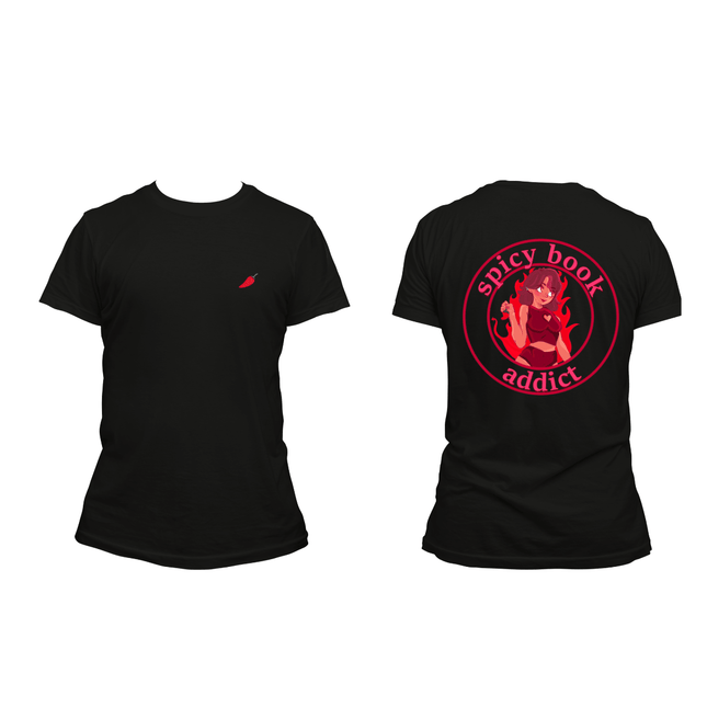 Spicy Book Addict T-Shirt - Heatwave Books