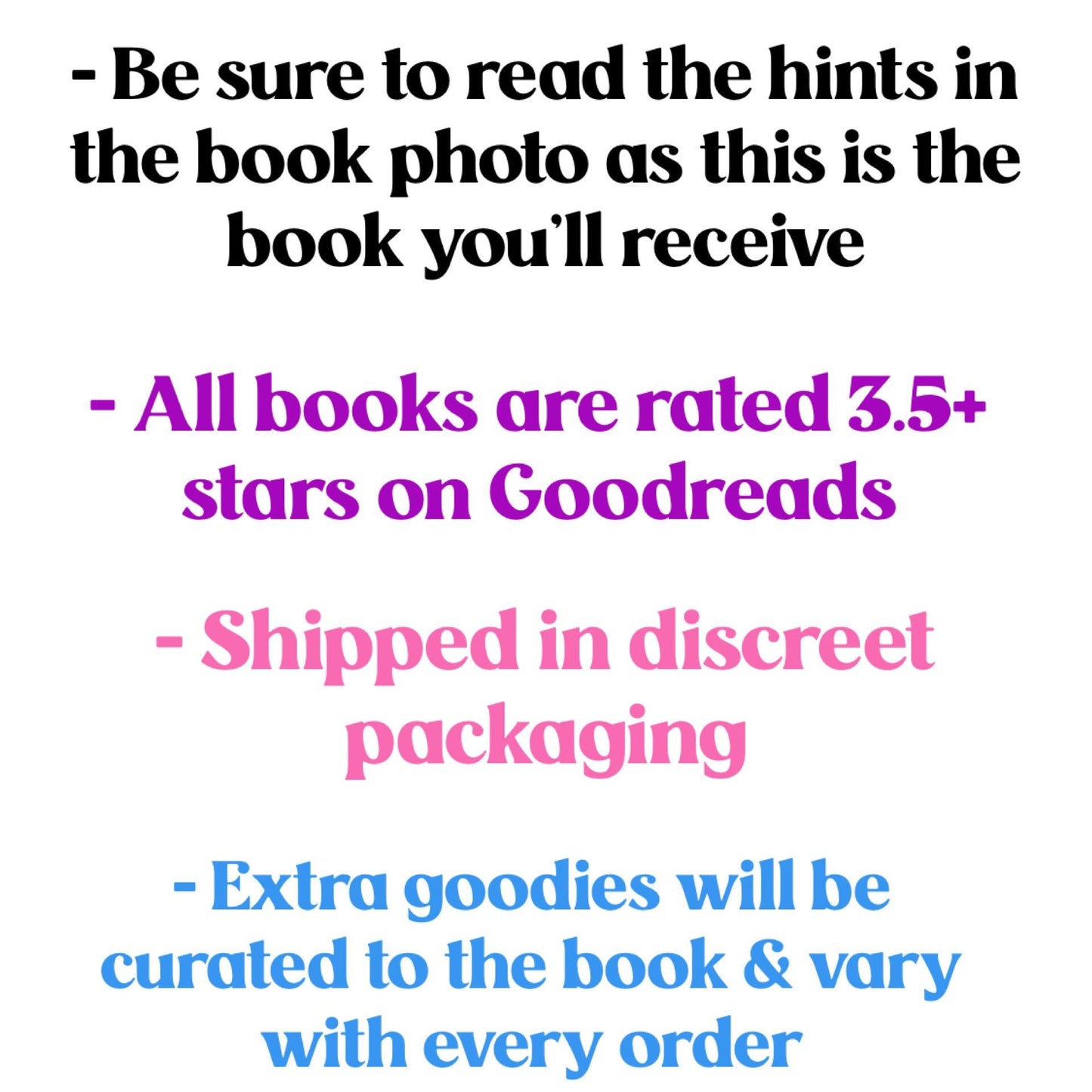 Spicy Book Box with Hints #126 - Heatwave Books