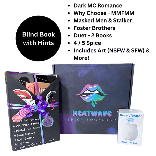 Spicy Book Box with Hints 194 (2 books, signed + art) - Heatwave Books