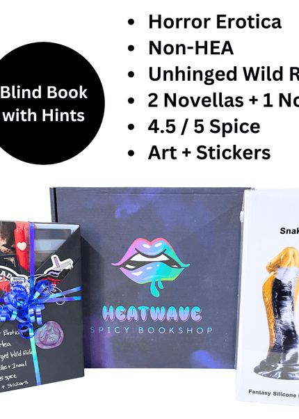 Spicy Book Box with Hints 201 (3 books, Signed w/ Art) - Heatwave Books