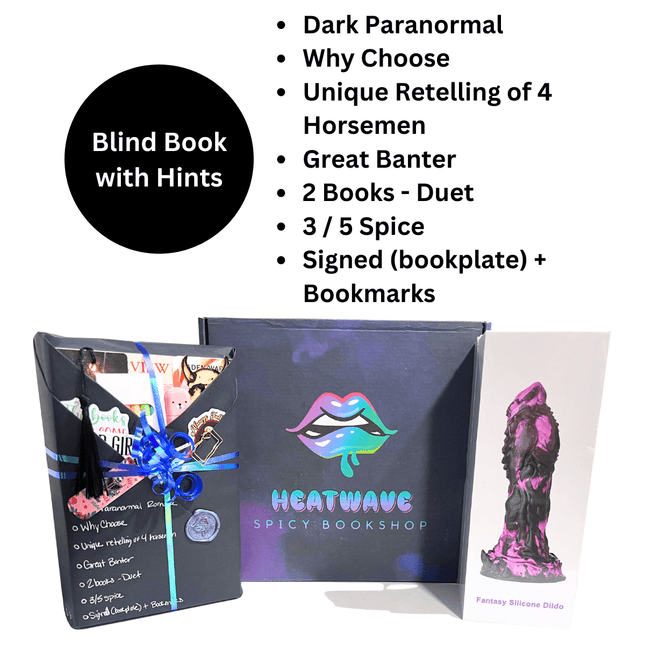 Spicy Book Box with Hints 206 (2 books, Signed w/ Bookmarks) - Heatwave Books