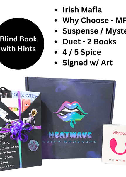 Spicy Book Box with Hints 210 (Signed w/ Art - 2 Books) - Heatwave Books