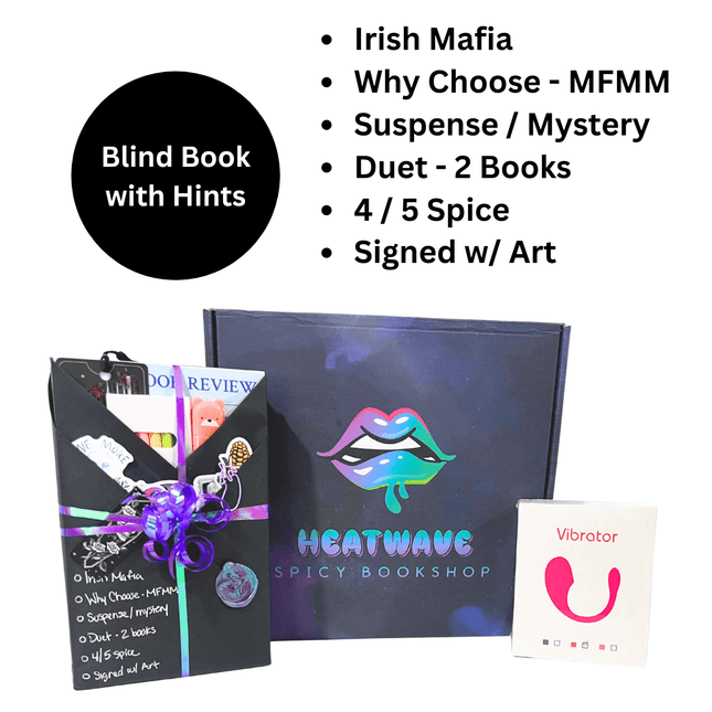 Spicy Book Box with Hints 210 (Signed w/ Art - 2 Books) - Heatwave Books