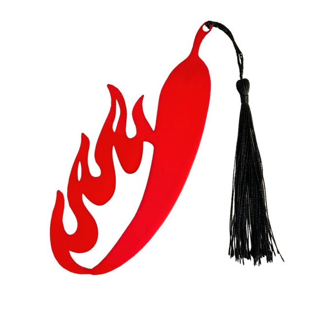 Spicy Romance Acrylic Bookmark with Black Tassel - Heatwave Books