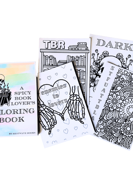 Spicy Romance Mini Coloring Book - Heatwave Books