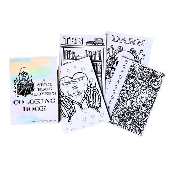 Spicy Romance Mini Coloring Book - Heatwave Books