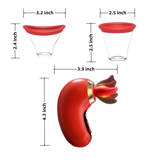 Sucking Tongue with Removable Cup Toy - Heatwave Books