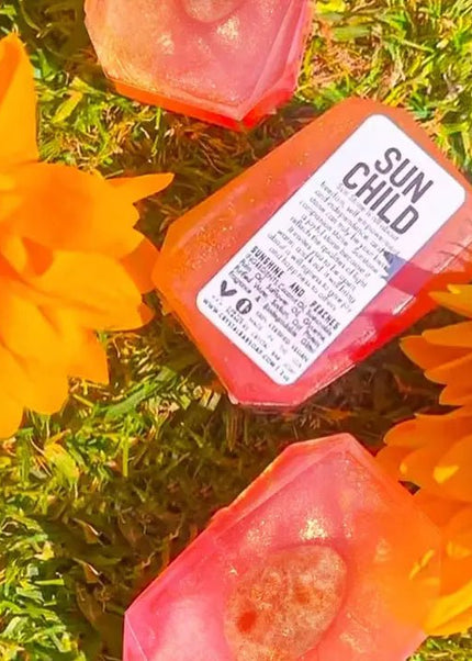 Sun Child Peach Crystal Bar Soap - Crystal Bar Soap