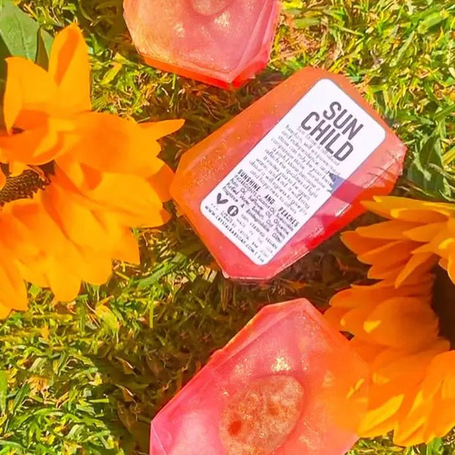 Sun Child Peach Crystal Bar Soap - Crystal Bar Soap