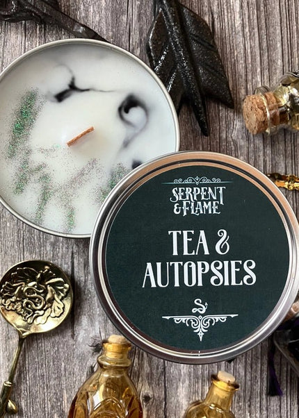 Tea & Autopsies Candle - Heatwave Books