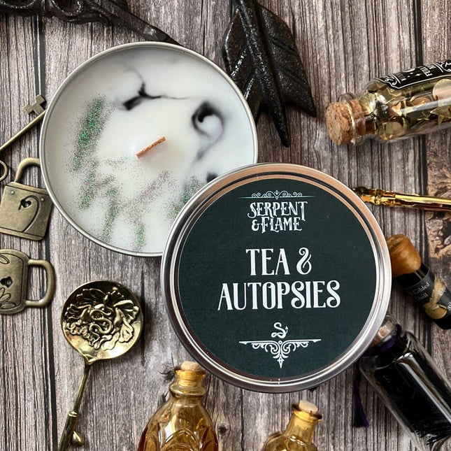 Tea & Autopsies Candle - Heatwave Books