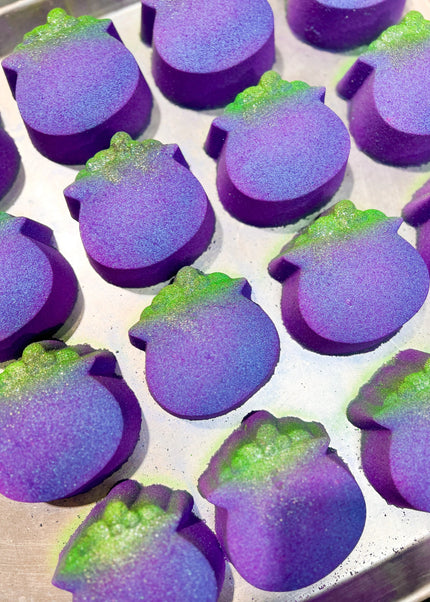 Witches Brew Crystal Bath Bomb - Crystal Bar Soap