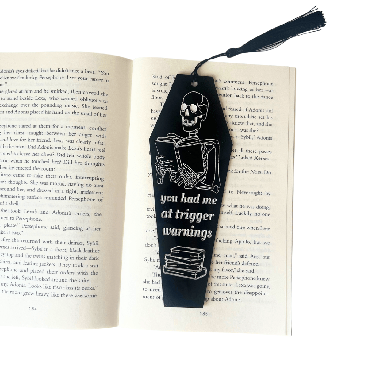 You Had Me at Trigger Warnings Bookmark - Heatwave Books