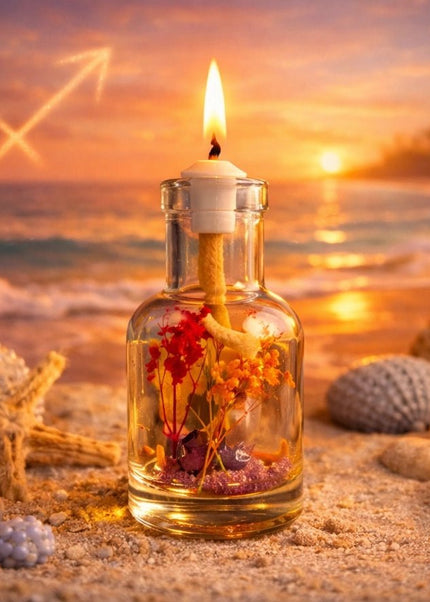 Zodiac Oil Candle - Heatwave Books