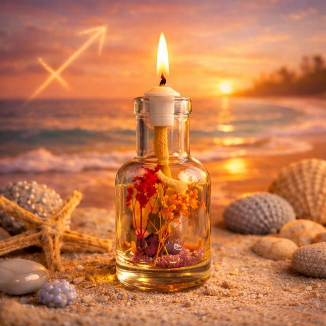 Zodiac Oil Candle - Heatwave Books