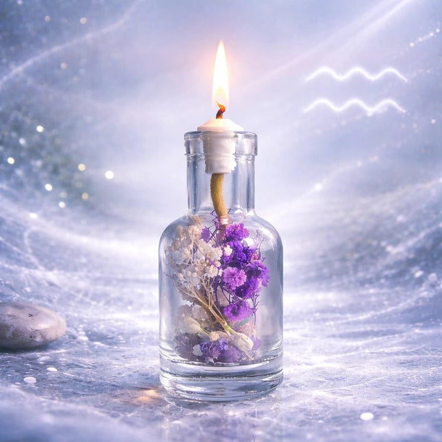 Zodiac Oil Candle - Heatwave Books