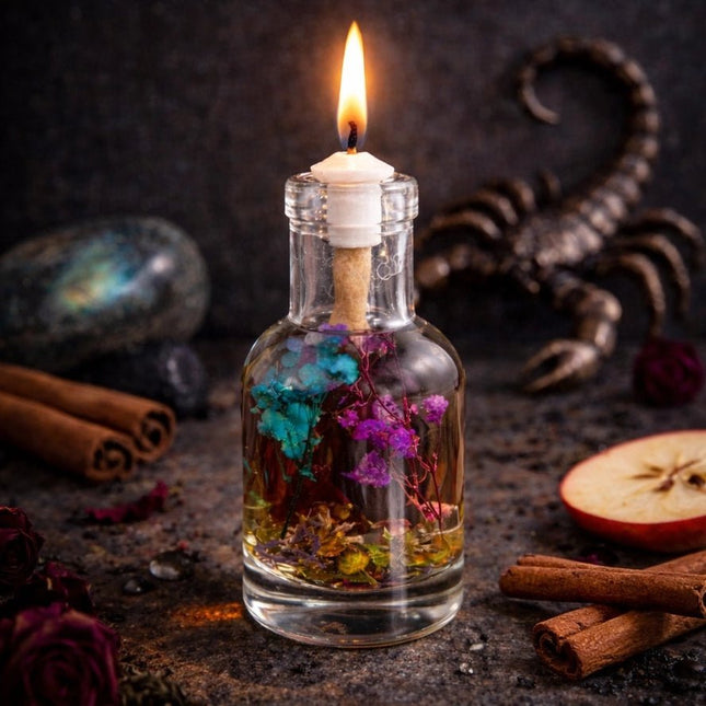 Zodiac Oil Candle - Heatwave Books